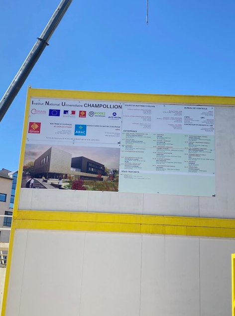 Panneau chantier