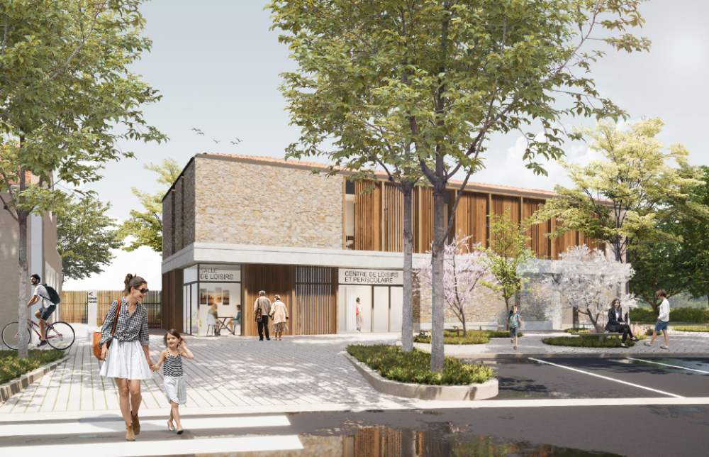 Construction Ecole - VIC LA GARDIOLE